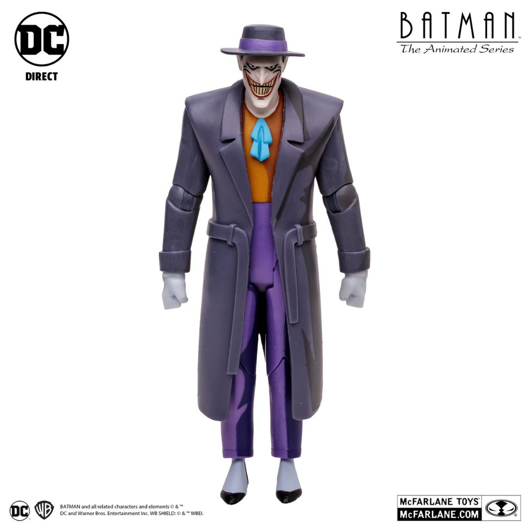 DC Comics Batman Animated Series - The Joker in Trench Coat Figure by McFarlane Toys -McFarlane Toys - India - www.superherotoystore.com