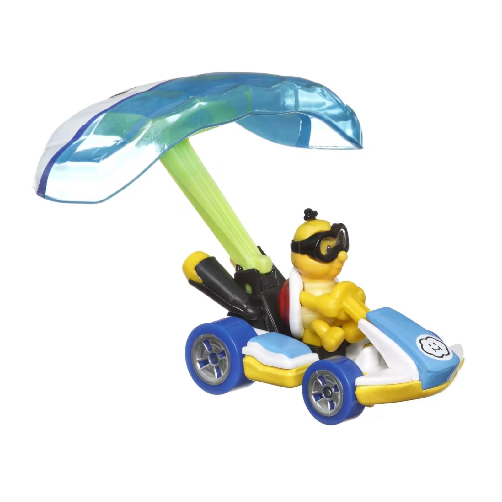 Mario Kart Lakitu Standard Kart + Parafoil Die-Cast Car By Hot Wheels -Hot Wheels - India - www.superherotoystore.com