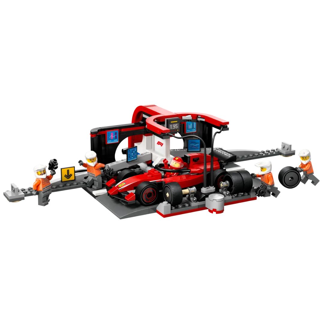 F1 Pit Stop & Pit Crew With Pit Crew Lego City By Lego -Lego - India - www.superherotoystore.com
