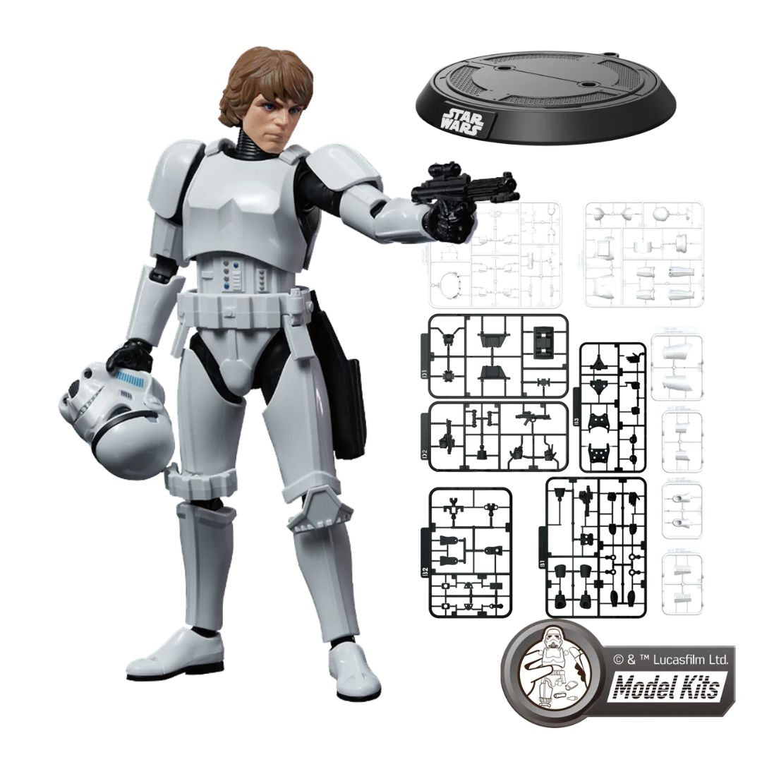 Star Wars Ep IV: A New Hope Luke Skywalker Stormtrooper Disguise Version Champion Class Model Kit By Blokees