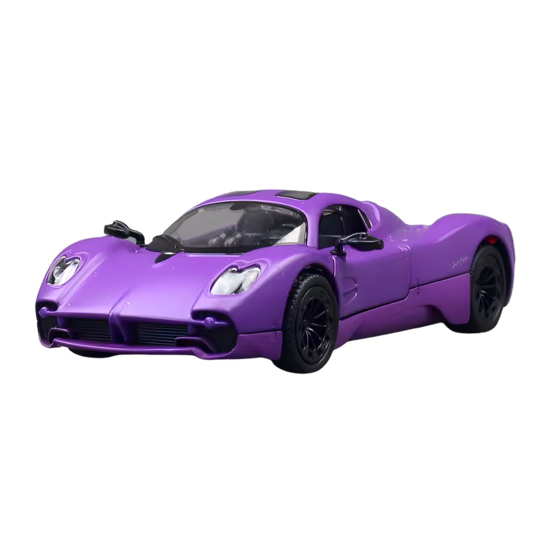 Matt Purple Pagani Utopia 1:43 Scale Die-Cast Car By RMZ