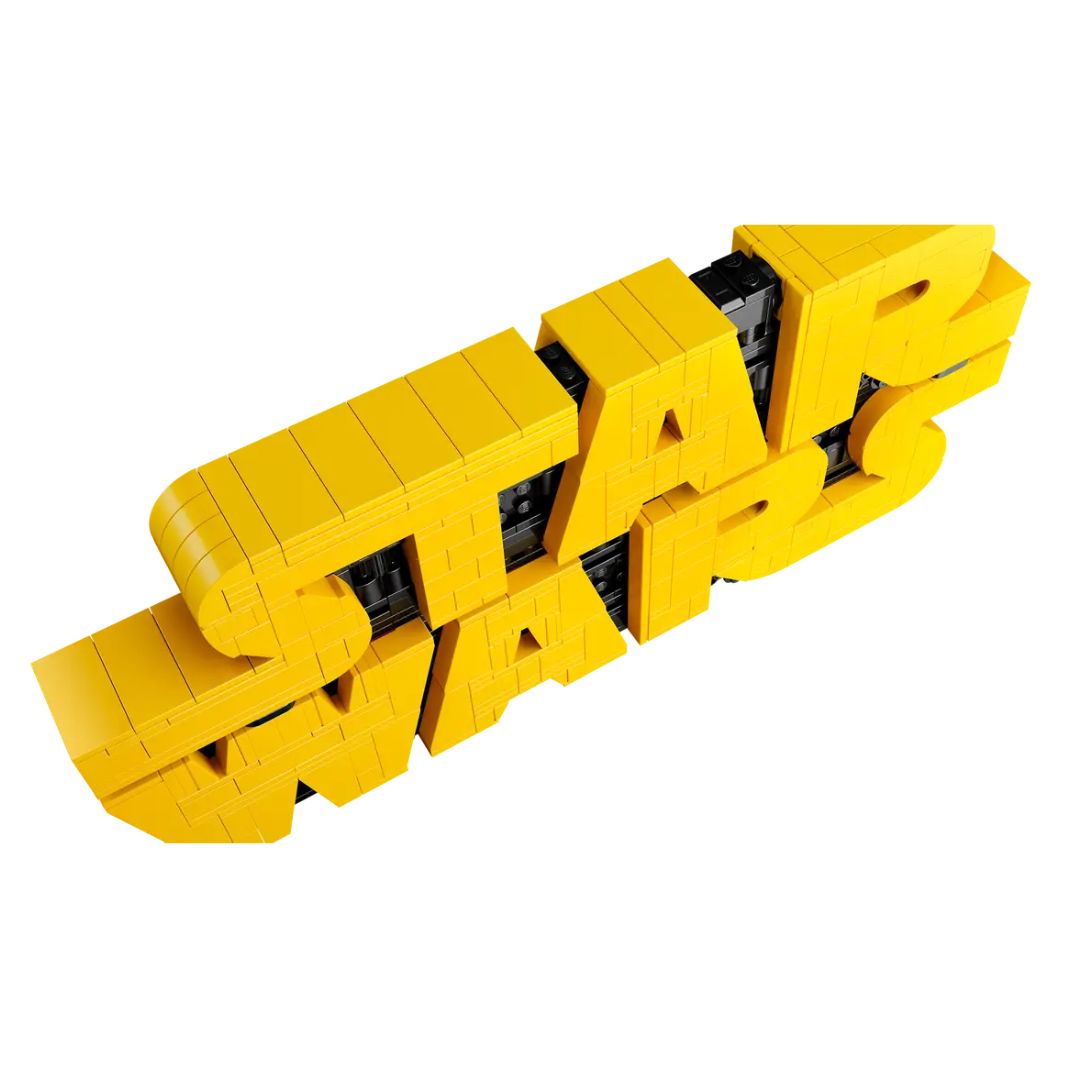 Star Wars Brick-Built Star Wars Logo By Lego -Lego - India - www.superherotoystore.com