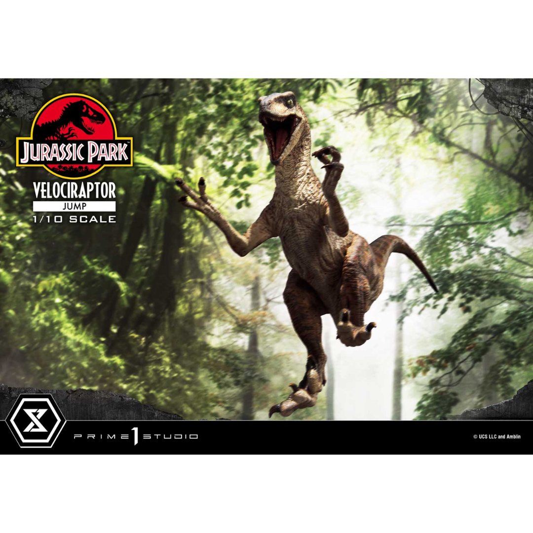 Jurassic Park (Film) Velociraptor Jump statue by Prime1 Studios -Prime 1 Studio - India - www.superherotoystore.com