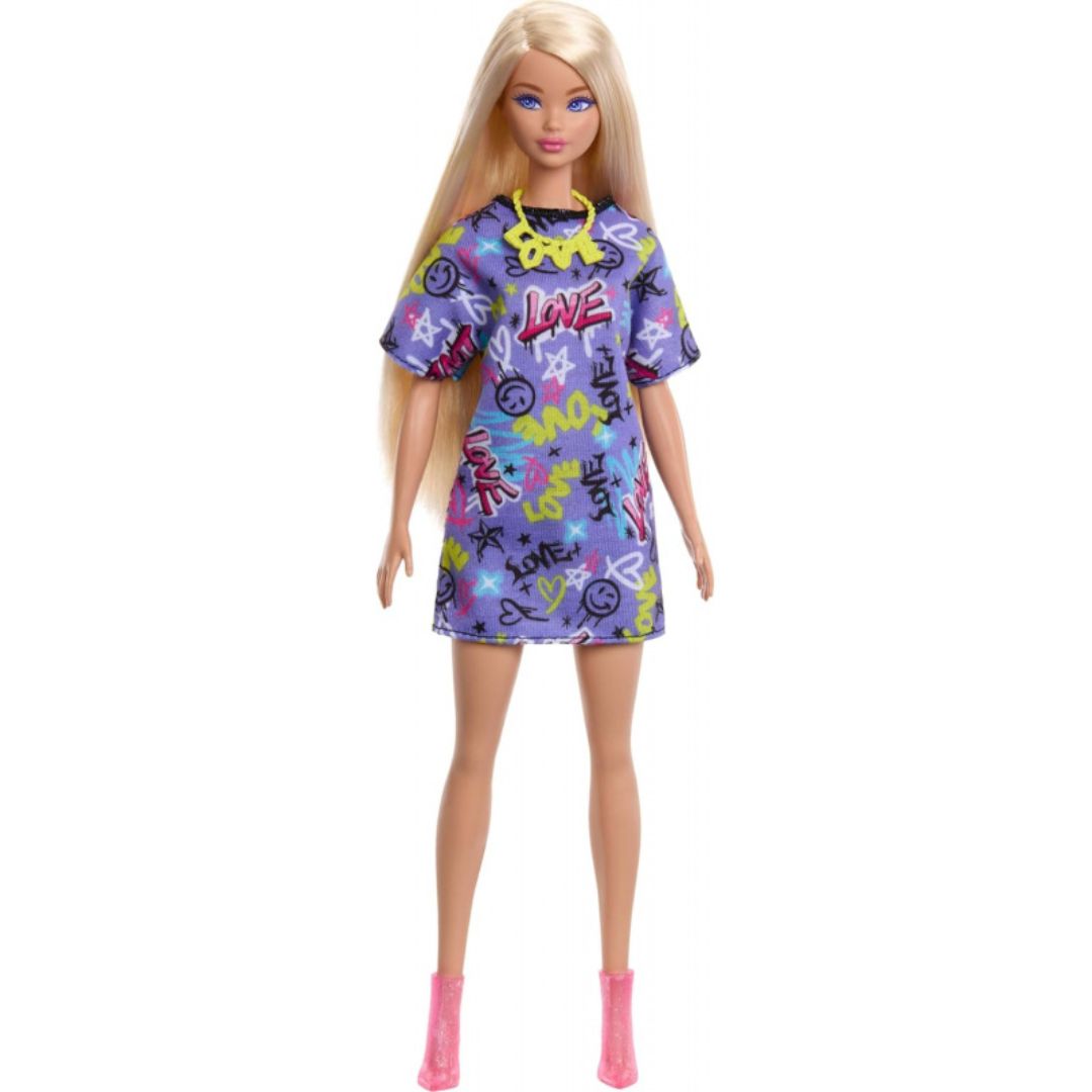 Barbie Fashionista Doll with 3 Nighttime Fashions By Mattel