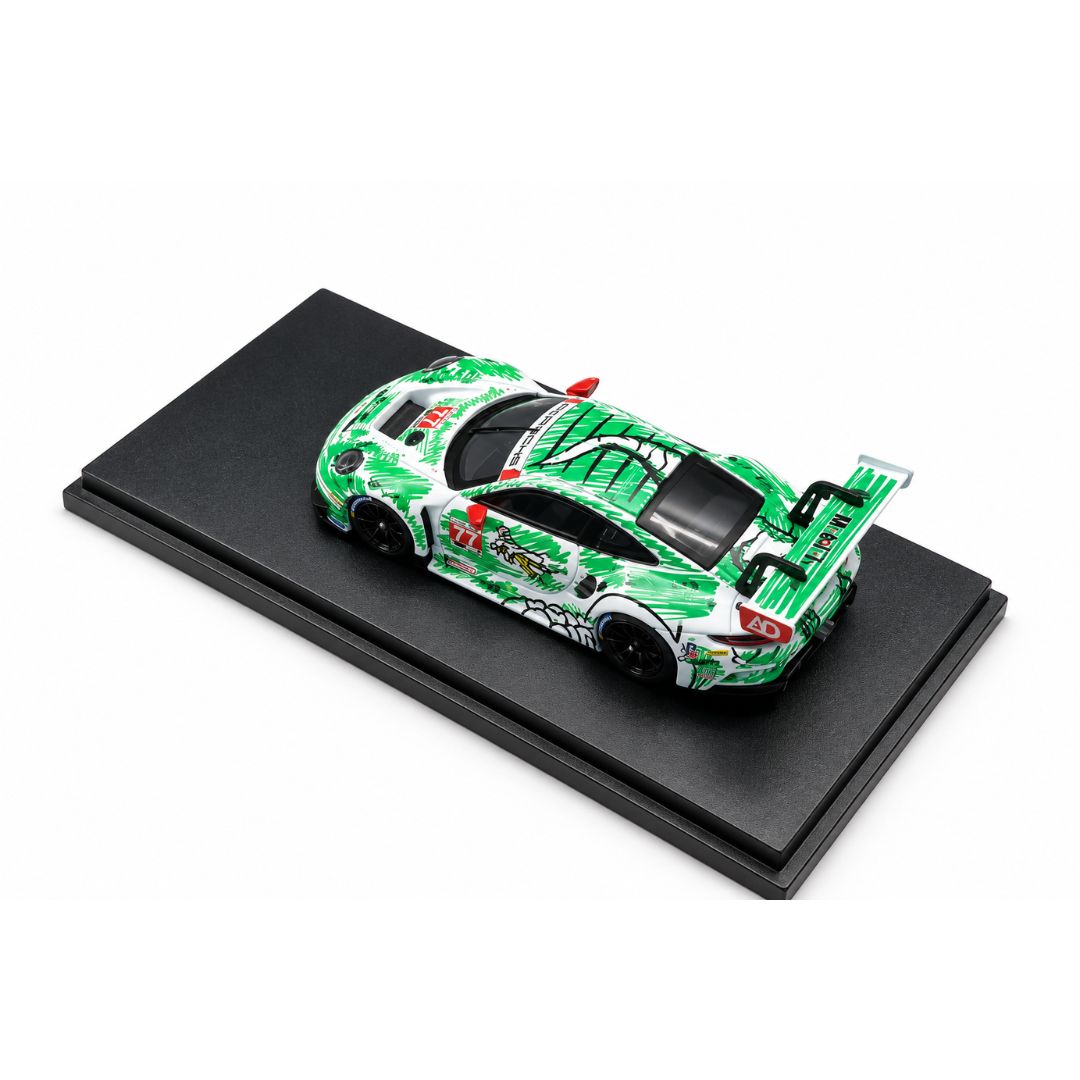 Porsche Emergency Services Gt3 R (Green #77 Livery) 1:64 Diecast Model Car By Trends Hobby -Trends Hobby - India - www.superherotoystore.com