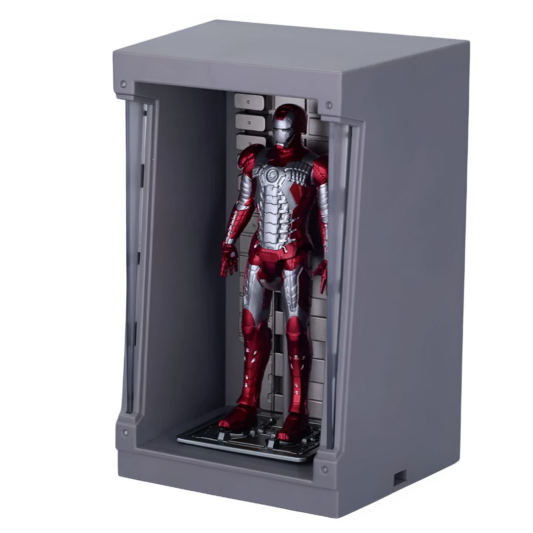 Iron Man+Hall Of Amor Set Mk5 4-Inch Action Figure By Zd Toys