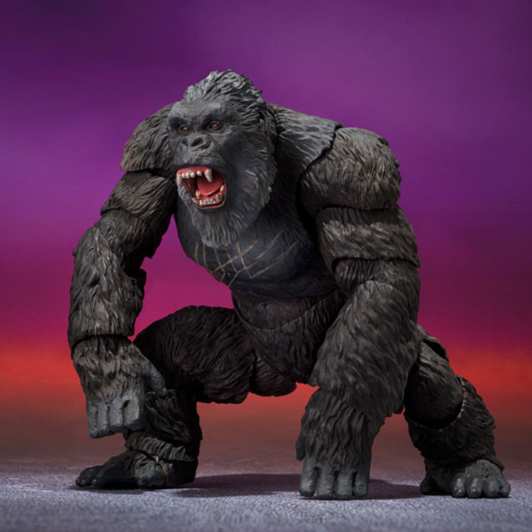 S.H.MonsterArts KONG FROM GODZILLA x KONG: THE NEW EMPIRE [2024] -Tamashii Nations - India - www.superherotoystore.com