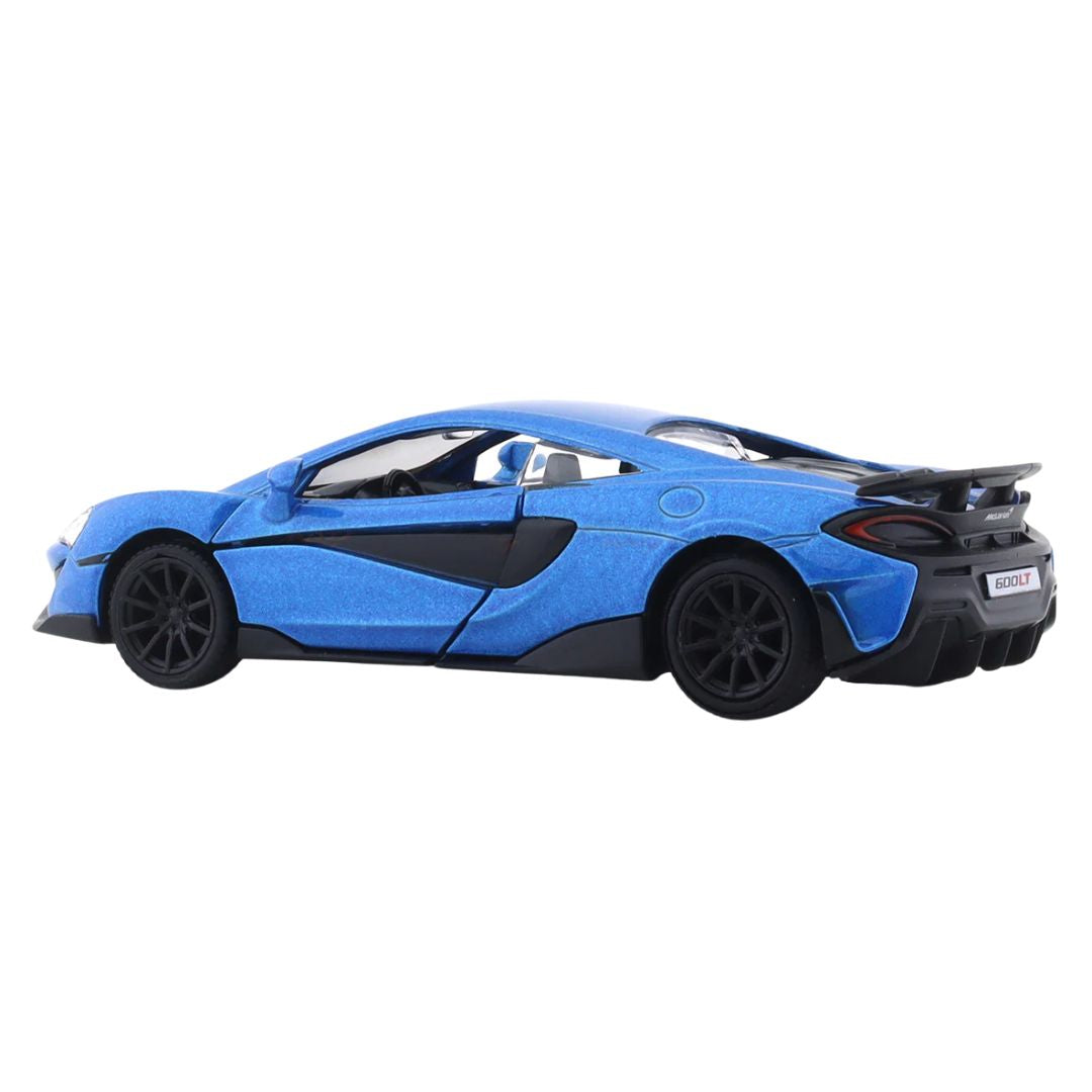 Blue McLaren 600LT 1:43 Scale Die-Cast Car By RMZ