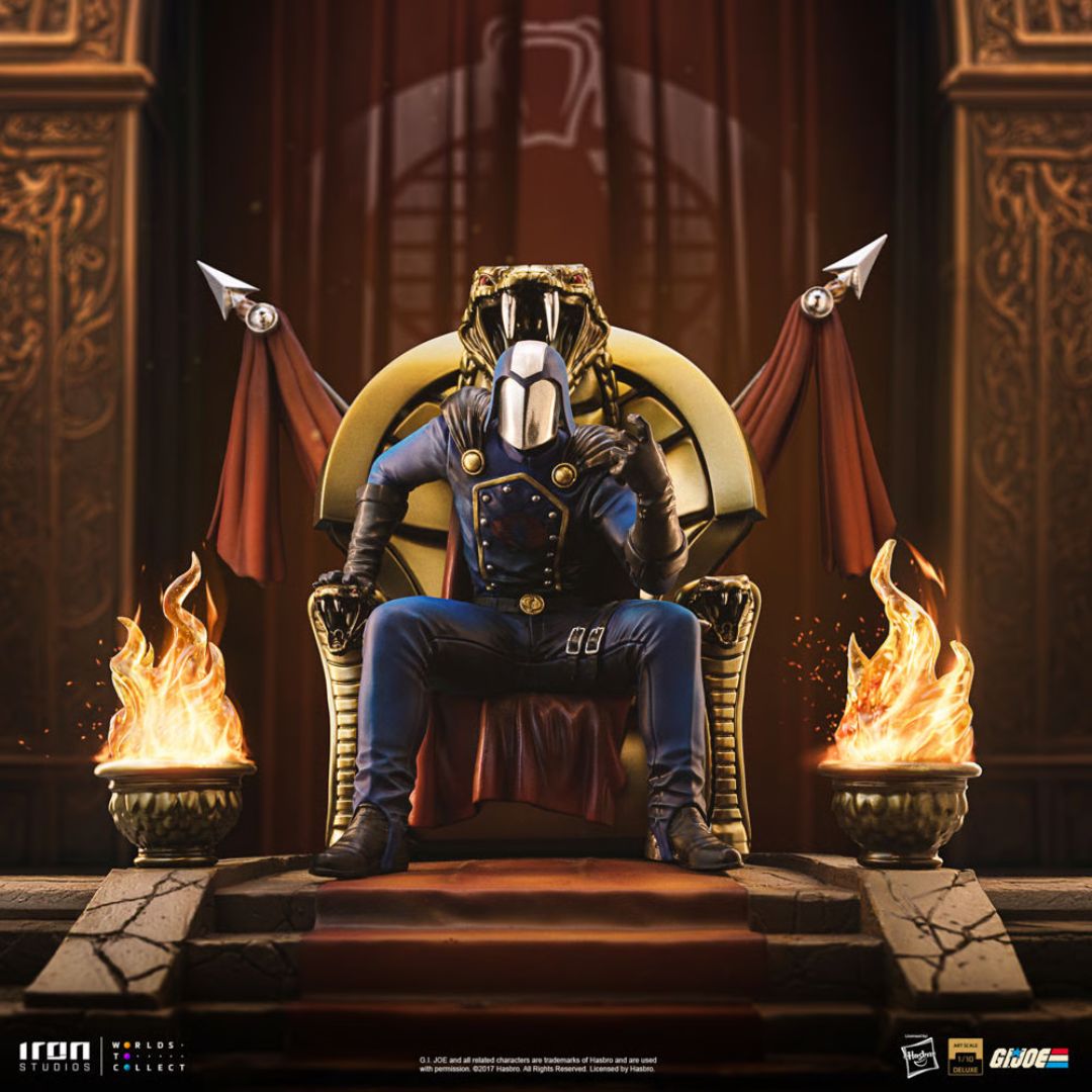 GIJOE Cobra Commander Statue By Iron Studios -Iron Studios - India - www.superherotoystore.com