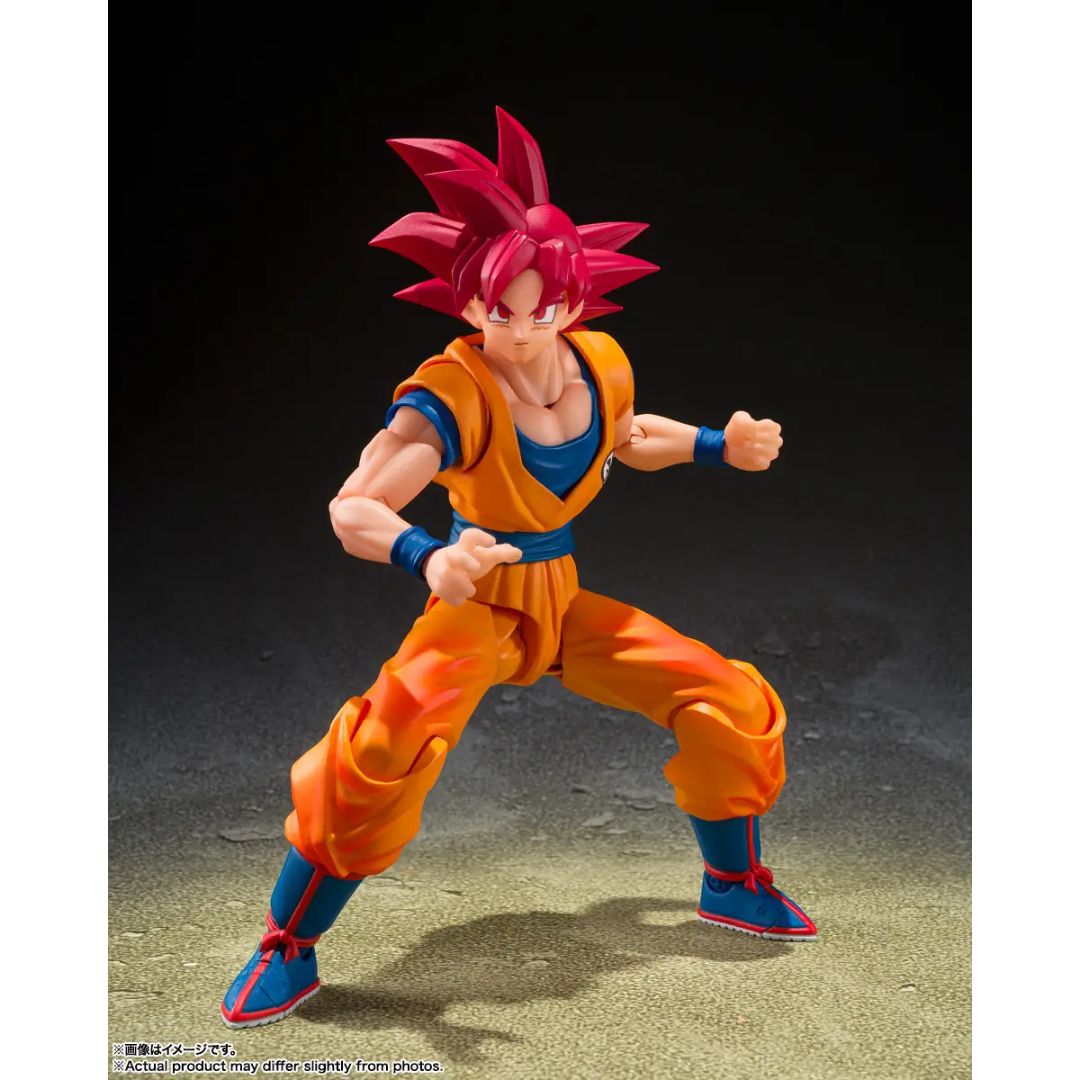 Dragon Ball Z Super Saiyan God Son Goku (God Aura) S.H.Figuarts By Tamashii Nations
