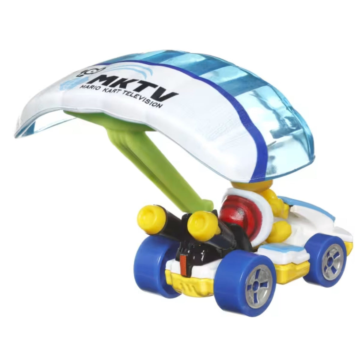 Mario Kart Lakitu Standard Kart + Parafoil Die-Cast Car By Hot Wheels -Hot Wheels - India - www.superherotoystore.com