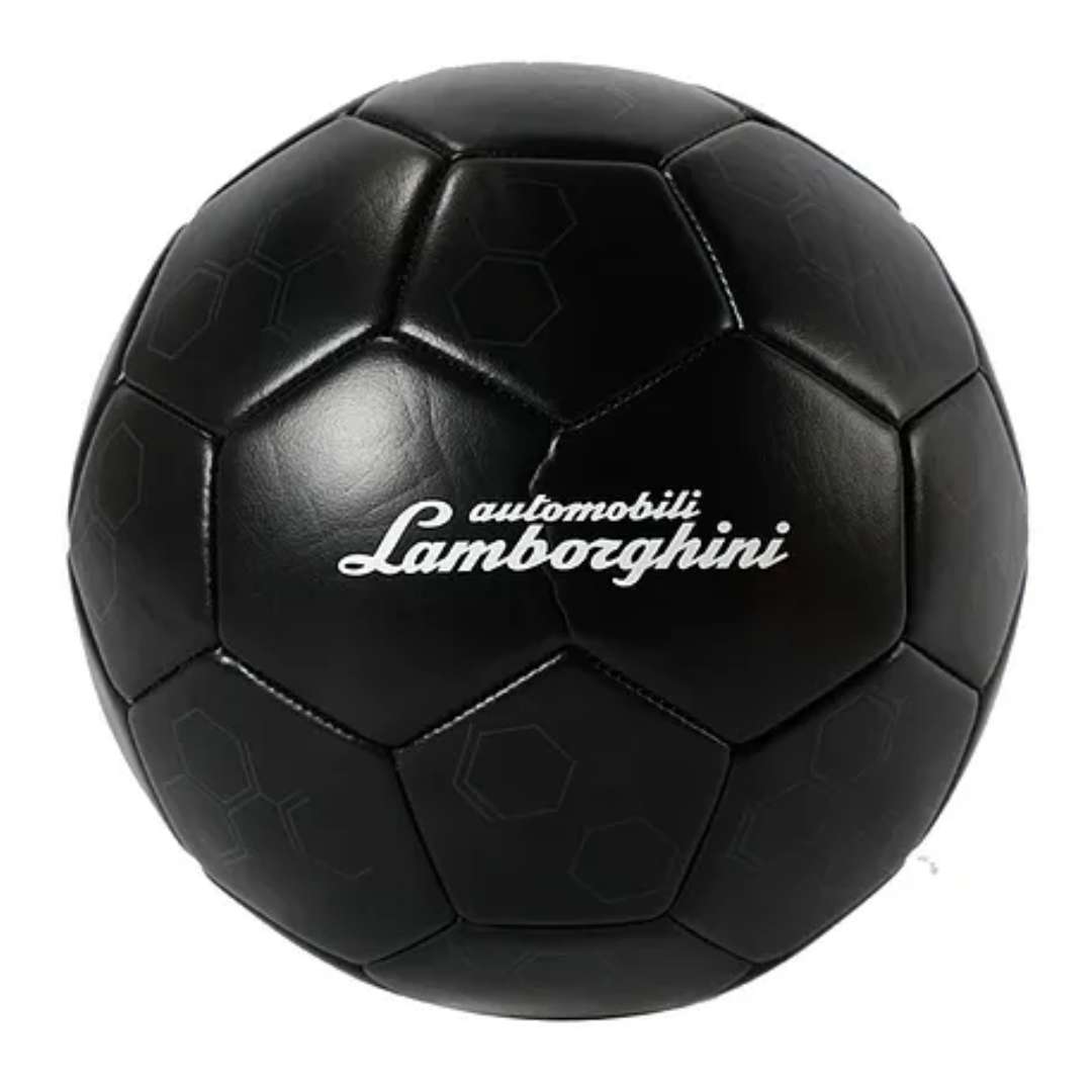 LAMBORGHINI PVC SOCCER BALL MACHINE STITCHED- BLACK Size 5 by Mesuca -Mesuca - India - www.superherotoystore.com