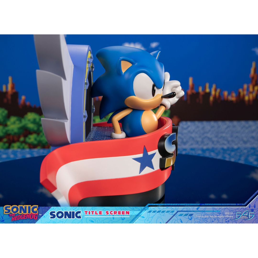 Sonic Title Screen By First 4 Figures -First 4 Figures - India - www.superherotoystore.com