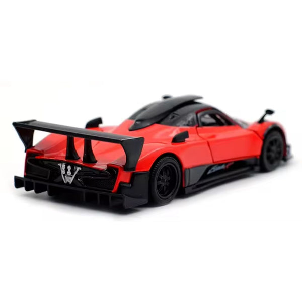 Red Pagani Zonda R 1:43 Scale Die-Cast Car By RMZ