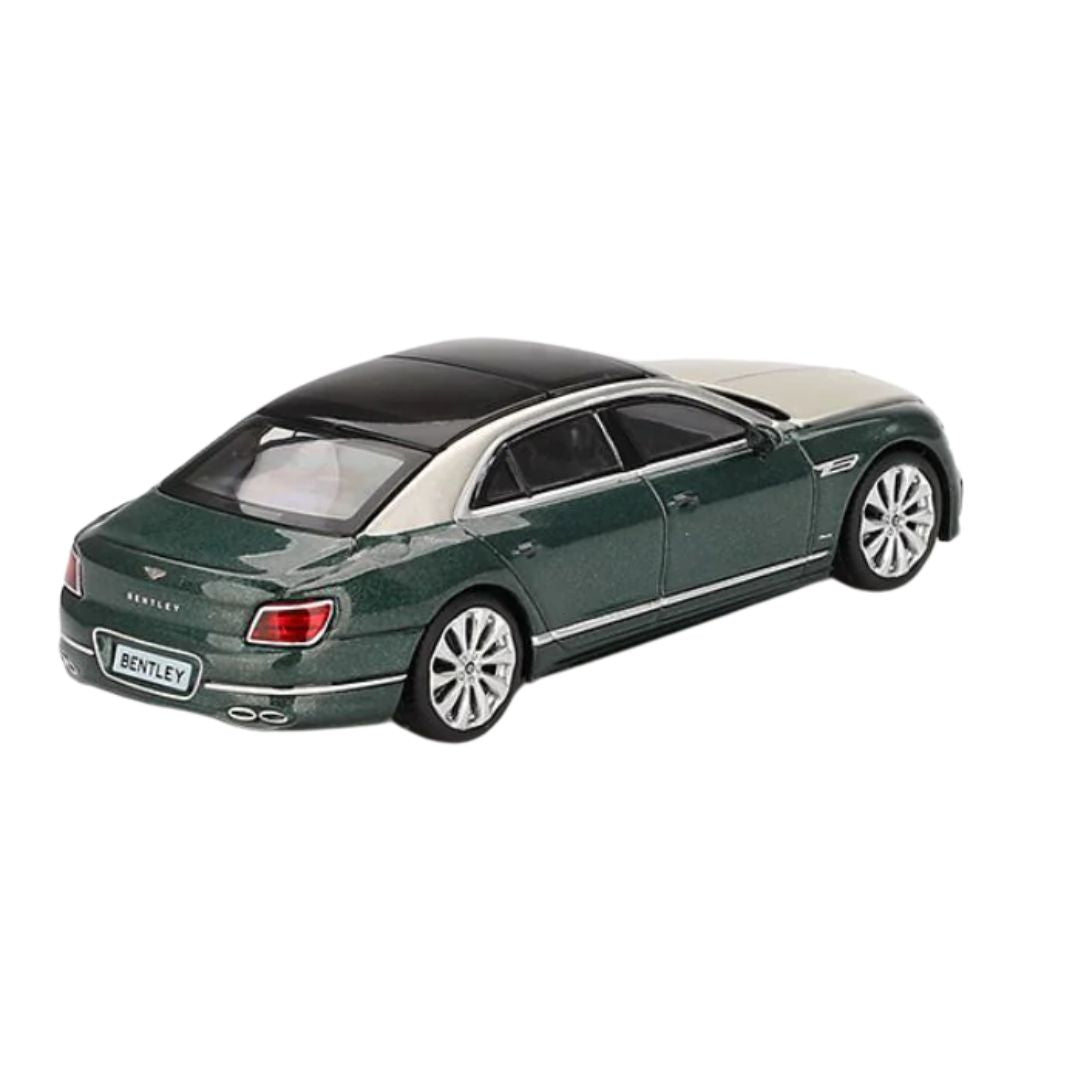 Bentley Flying Spur White Sand Verdant 1:64 Scale Die-Cast Car By Mini Gt By Mini Gt -Mini GT - India - www.superherotoystore.com