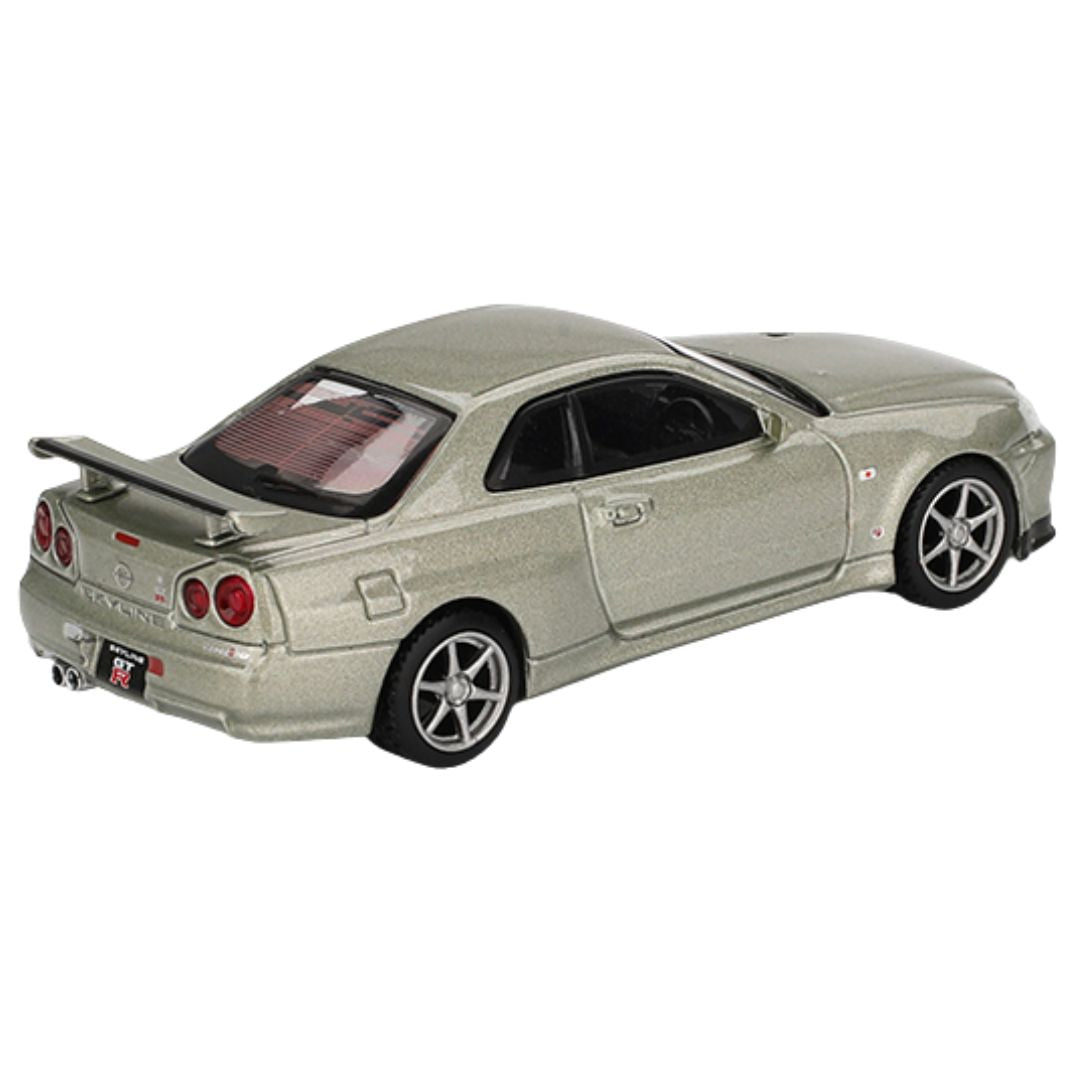 Nissan Skyline GT-R (R34) V-Spec II Nür Millenium Jade 1:64 Scale Die-Cast Car By Mini GT -Mini GT - India - www.superherotoystore.com