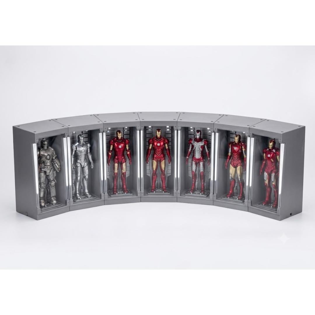 4-Inch Iron Man + Hall Of Amor 7 Pack  By Zd Toys