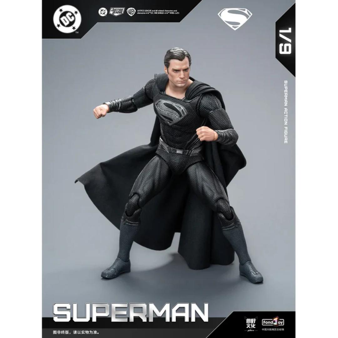 Dc Action Figure Series - Black Superman 2.0 By Fondjoy