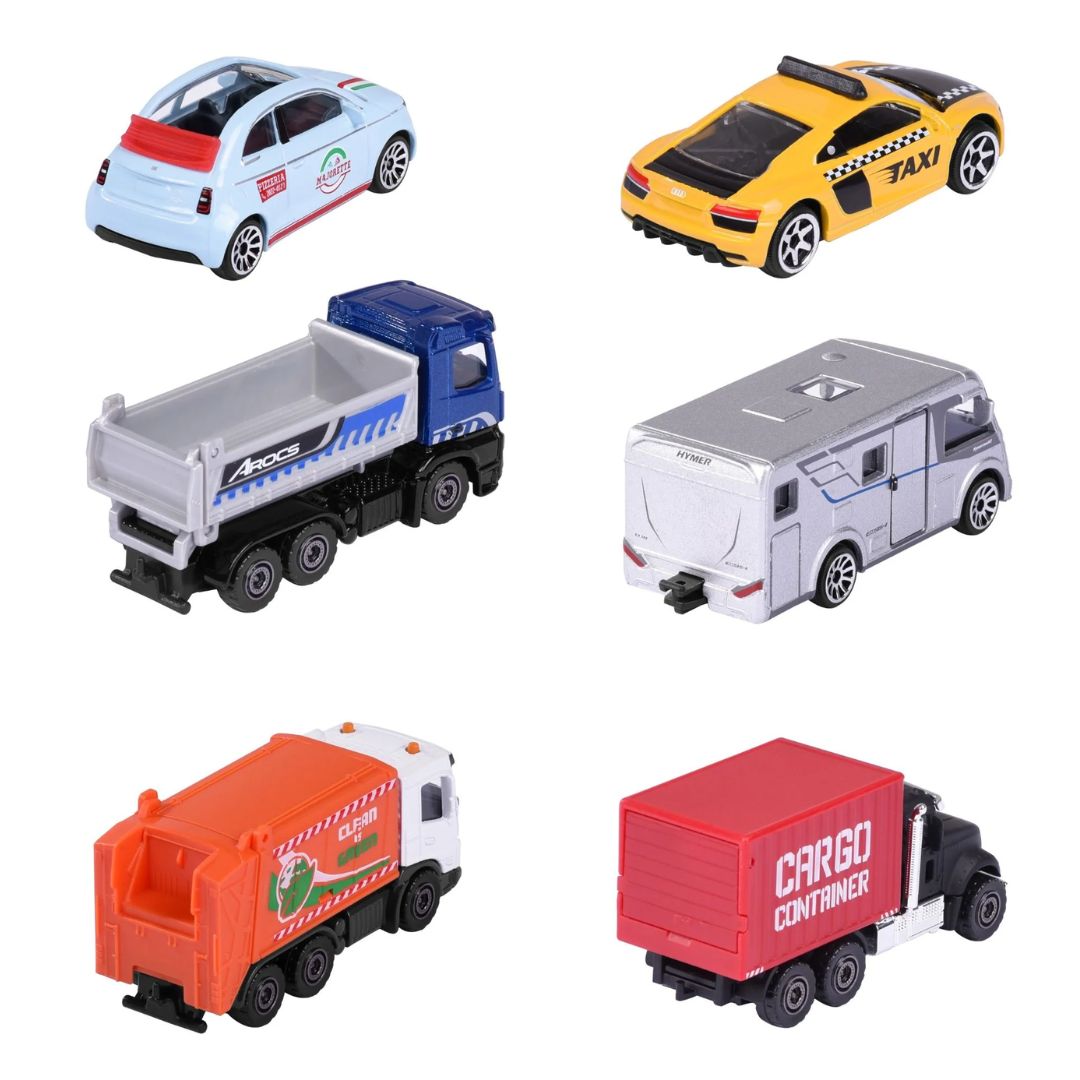 City 6 Diecast Cars Assortment By Majorette By Majorette