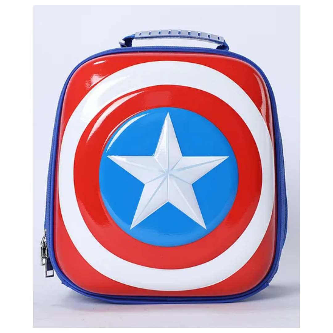 MARVEL CAPTAIN AMERICA HARDSHELL SQUARE SHAPE BAG - BLUE by Mesuca -Mesuca - India - www.superherotoystore.com