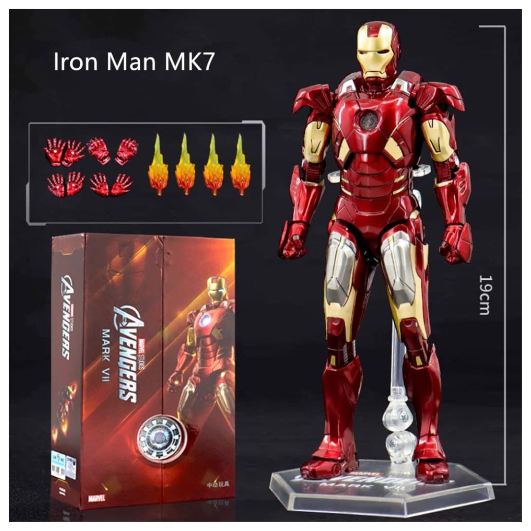 Iron Man Mk7 Action Figure By Zd Toys -ZD Toys - India - www.superherotoystore.com