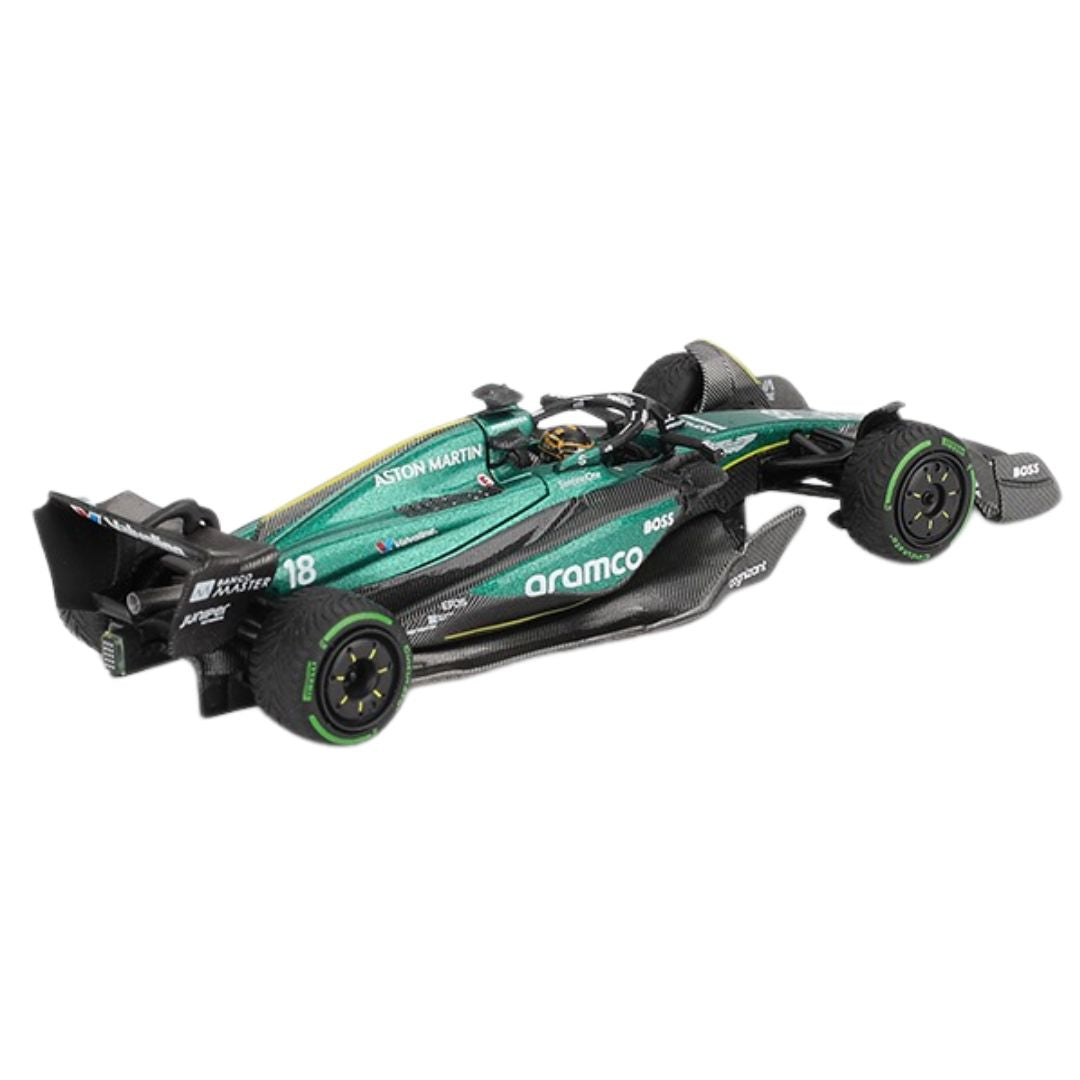 Aston Martin AMR24 #18 Lance Stroll 2024 F1 2024 Canadian GP 1:64 Scale Die-Cast Car By Mini GT -Mini GT - India - www.superherotoystore.com