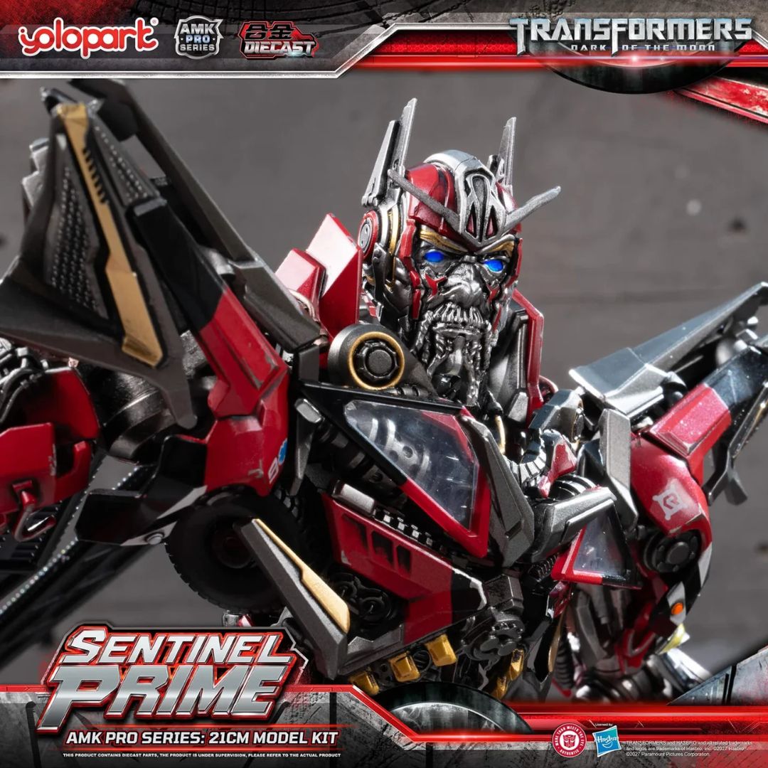Transformers: Dark Of The Moon: Amk Pro Series Sentinel Prime Collection Edition Model Kit By Yolo Park