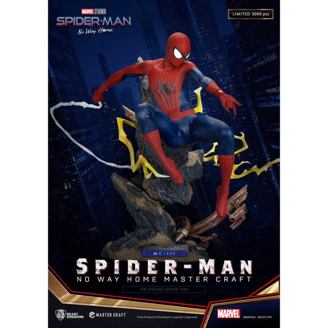 Spider-Man: No Way Home The Amazing Spider-Man Mc-111 Master Craft Statue By Beast Kingdom -Beast Kingdom - India - www.superherotoystore.com