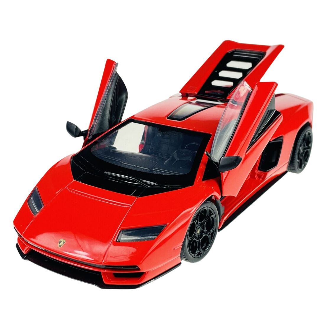Red Lamborghini Countach LPI 800-4 1:24 Scale Die-Cast Car by Bburago -Bburago - India - www.superherotoystore.com