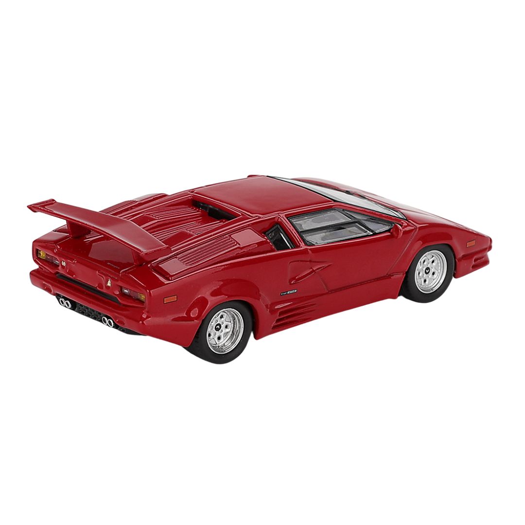 Lamborghini Countach 25Th Anniversary Red Model Car 1/64 Scale #1192  Die-Cast Car By Mini Gt