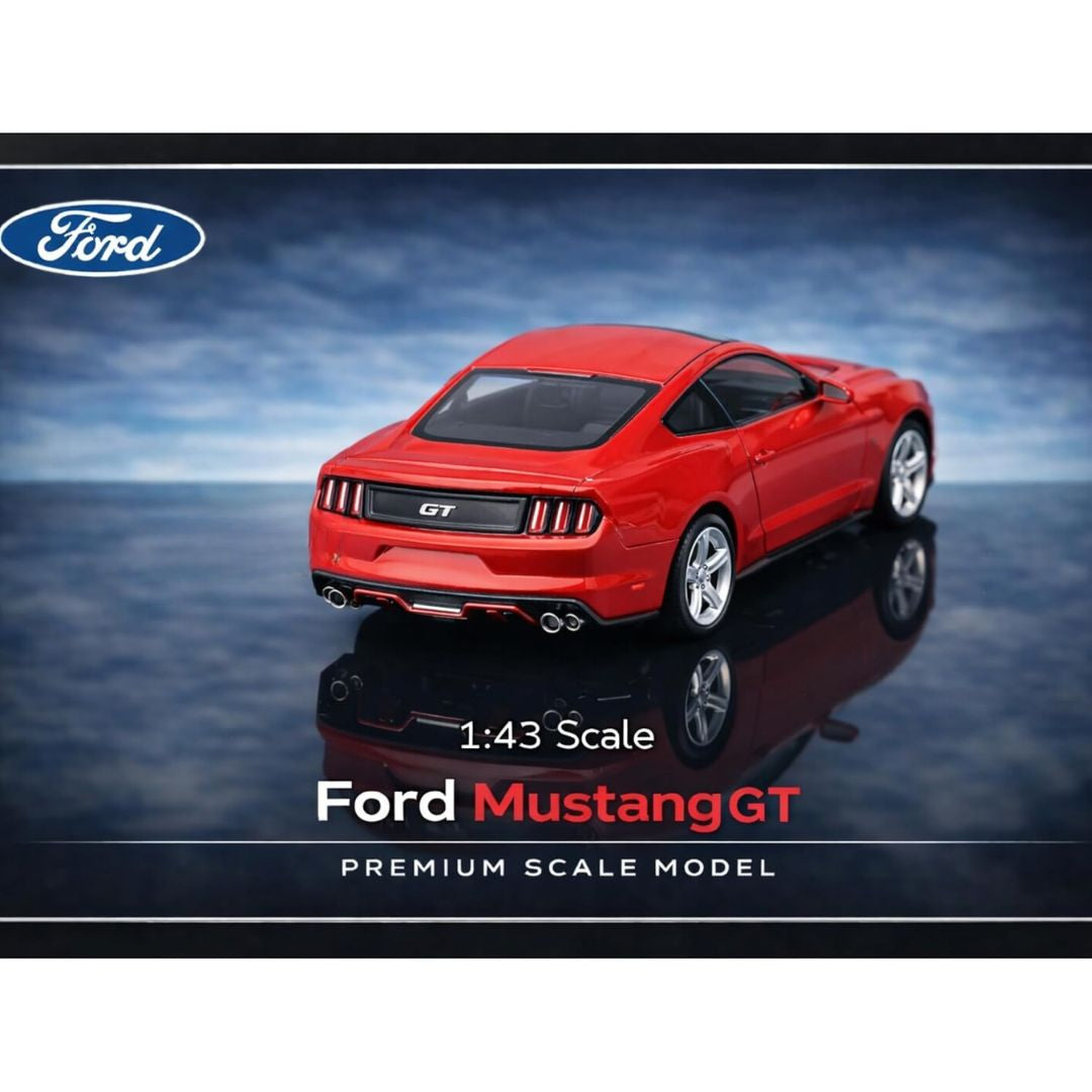 Red Ford Mustang GT 1:43 Scale Die-Cast Car By MSZ -MSZ - India - www.superherotoystore.com