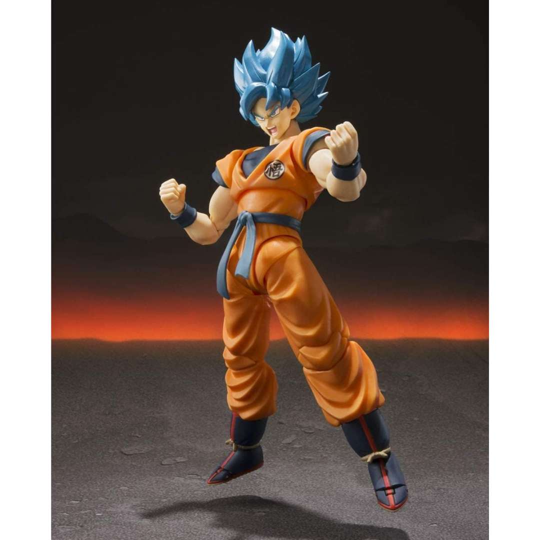 Dragon Ball Z SUPER SAIYAN GOD SUPER SAIYAN SON GOKU S.H.Figuarts Figure by Bandai -Tamashii Nations - India - www.superherotoystore.com