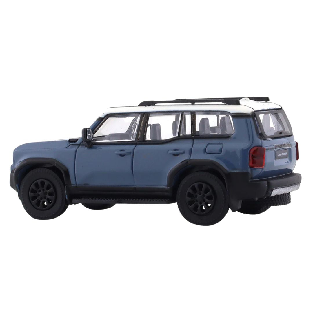 Blue Toyota Land Cruiser Prado 250 (LHD) 1:64 Scale Die-Cast Car by GCD