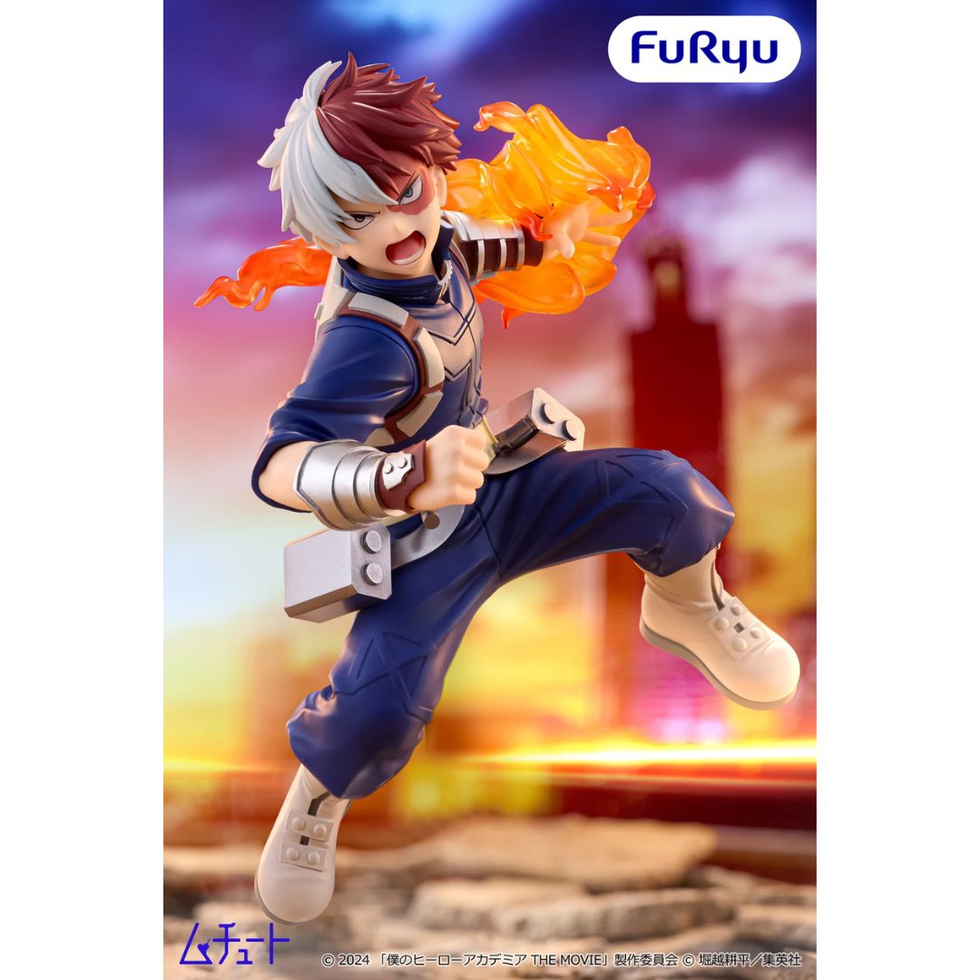 My Hero Academia The Movie Muchuuto Figure -Shoto Todoroki Statue By Furyu -Furyu - India - www.superherotoystore.com