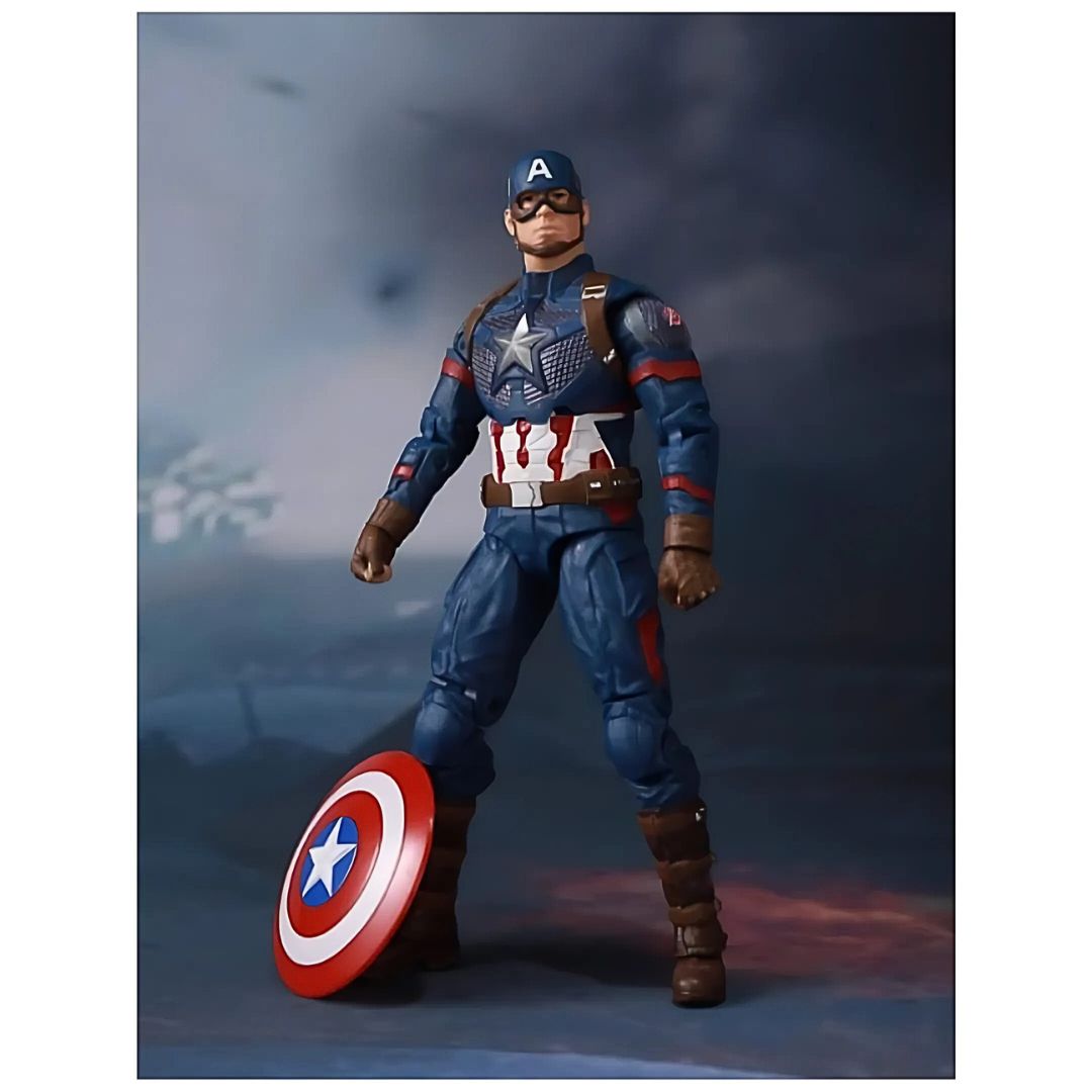 New Captain America With Plastic Holderaction Figure By Zd Toys -ZD Toys - India - www.superherotoystore.com