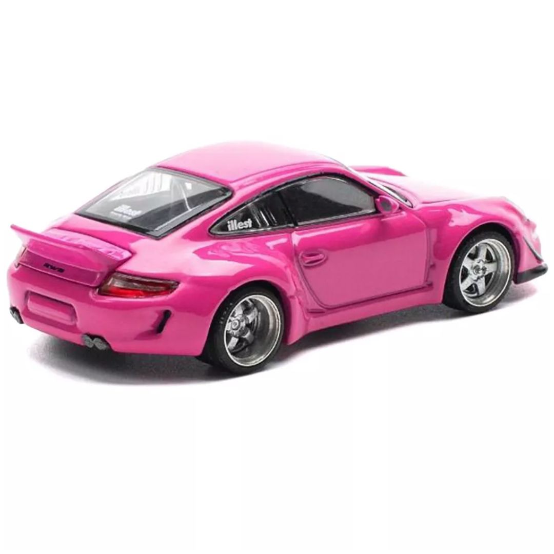 Porsche RWB 997 Pink 1:64 Diecast Model Car by Pop Race -Pop Race - India - www.superherotoystore.com
