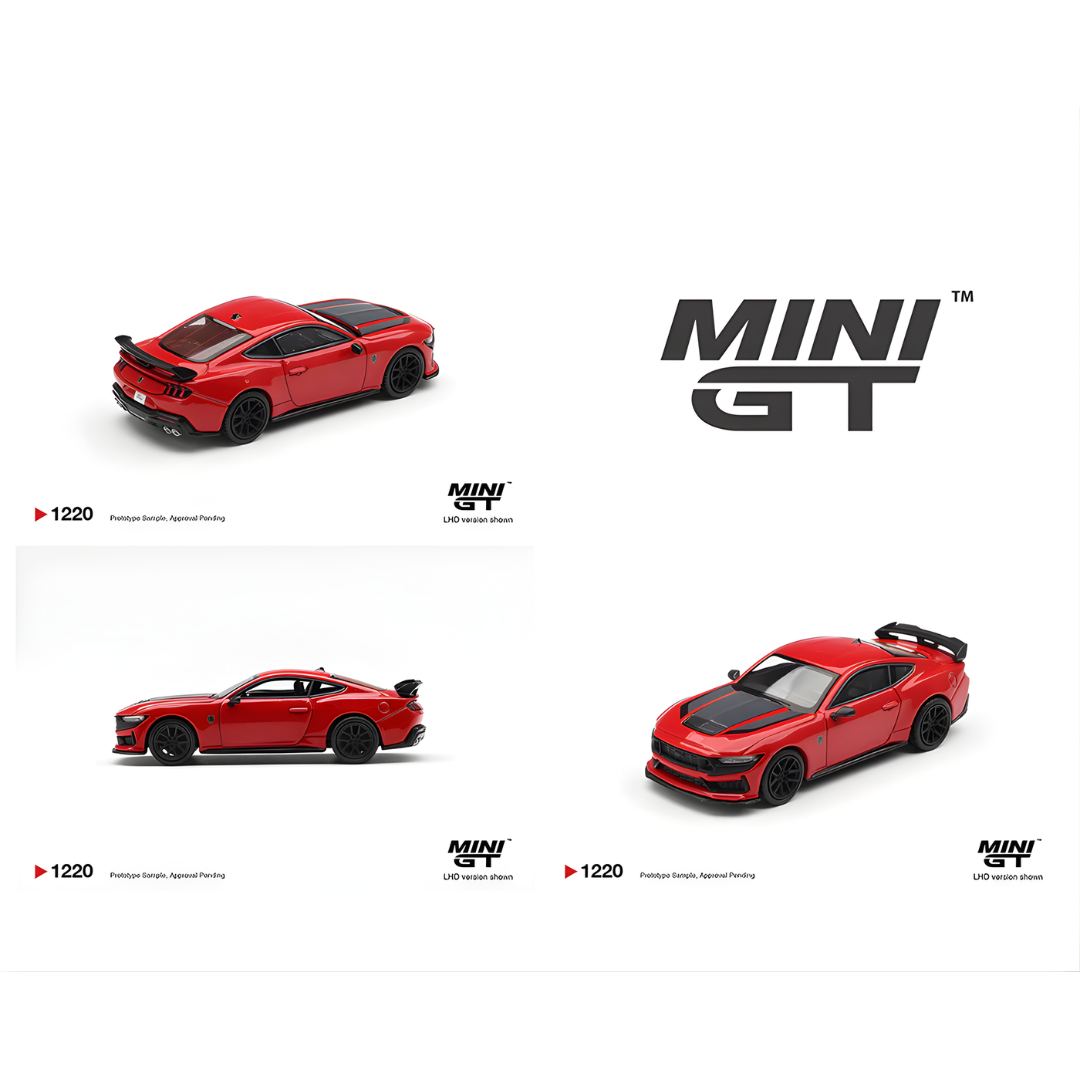Ford Mustang Dark Horse Race Red By Mini Gt -Mini GT - India - www.superherotoystore.com