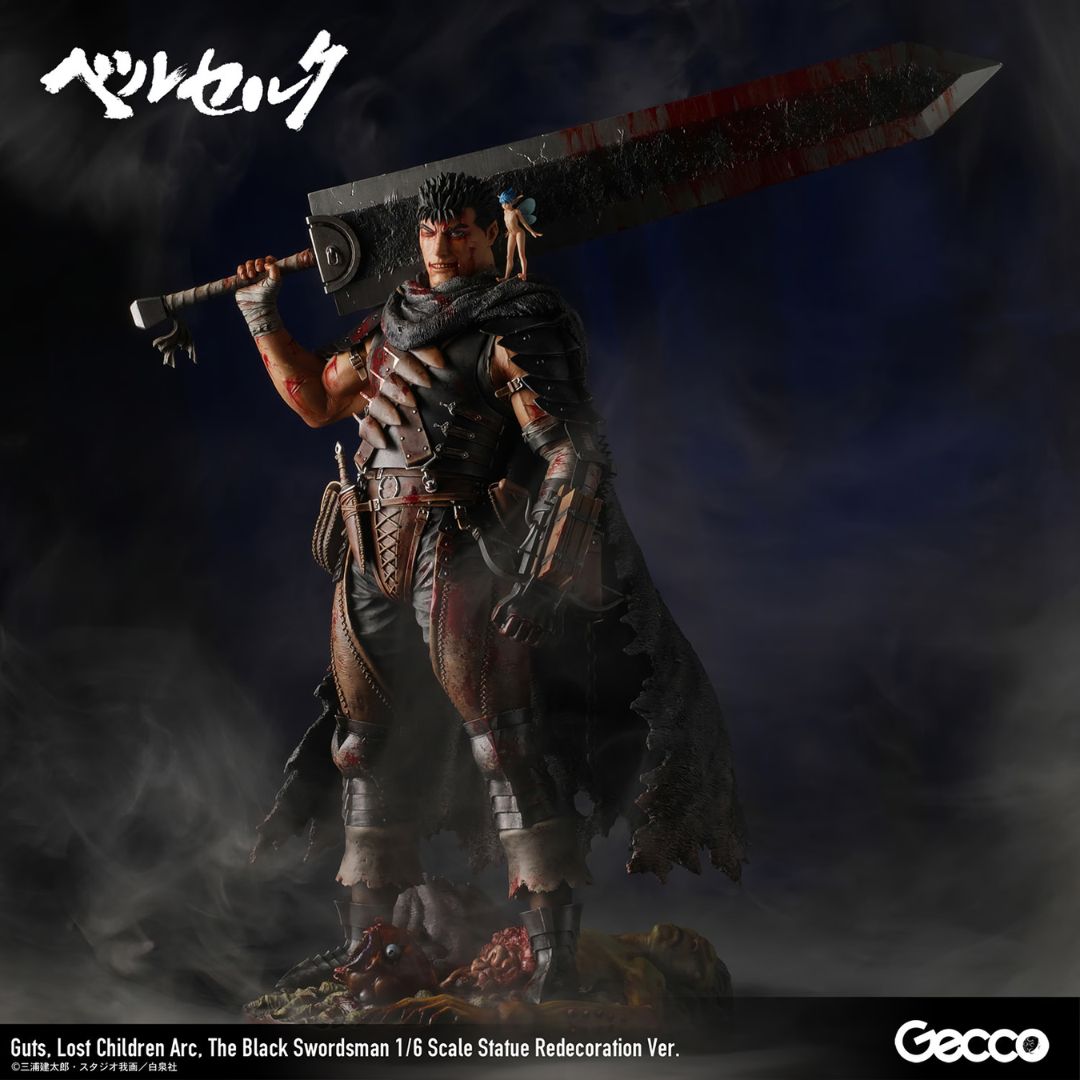 Guts, Lost Children Arc, The Black Swordsman (Redecoration Version) Statues By Gecco Co -Gecco Co - India - www.superherotoystore.com