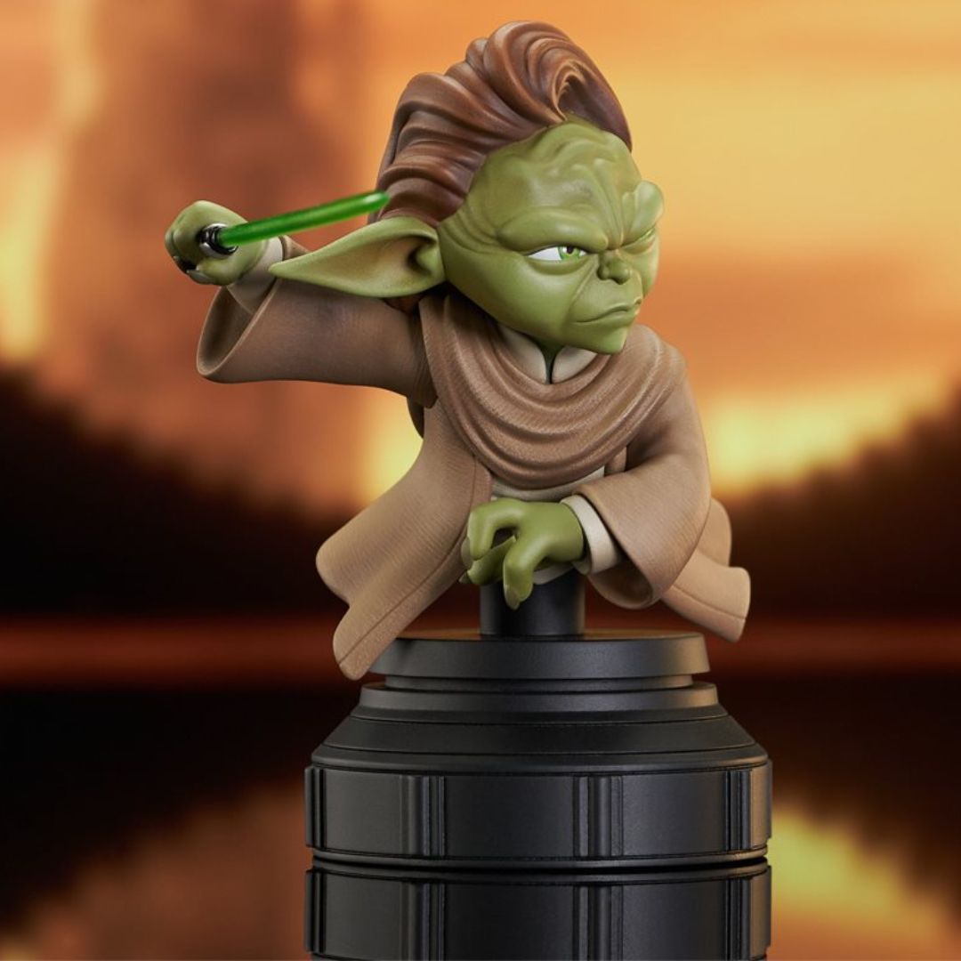 Star Wars: Tales of the Jedi Animated Yaddle Bust Statue by Diamond Gallery -Diamond Gallery - India - www.superherotoystore.com