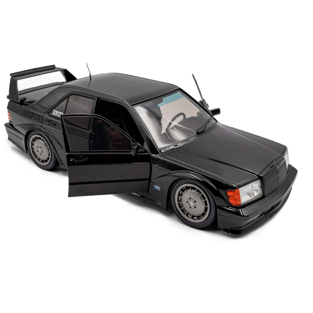 1:18 Mercedes-Benz 190 (W201) Evo Ii Solido Works Black 1990 By Solido