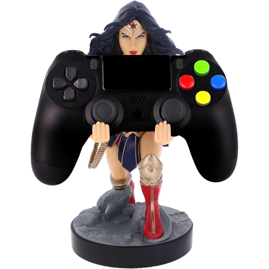 Warner Bros: Wonder Woman Cable Guys Controller And Phone Stand By Exg Pro -EXG Pro - India - www.superherotoystore.com