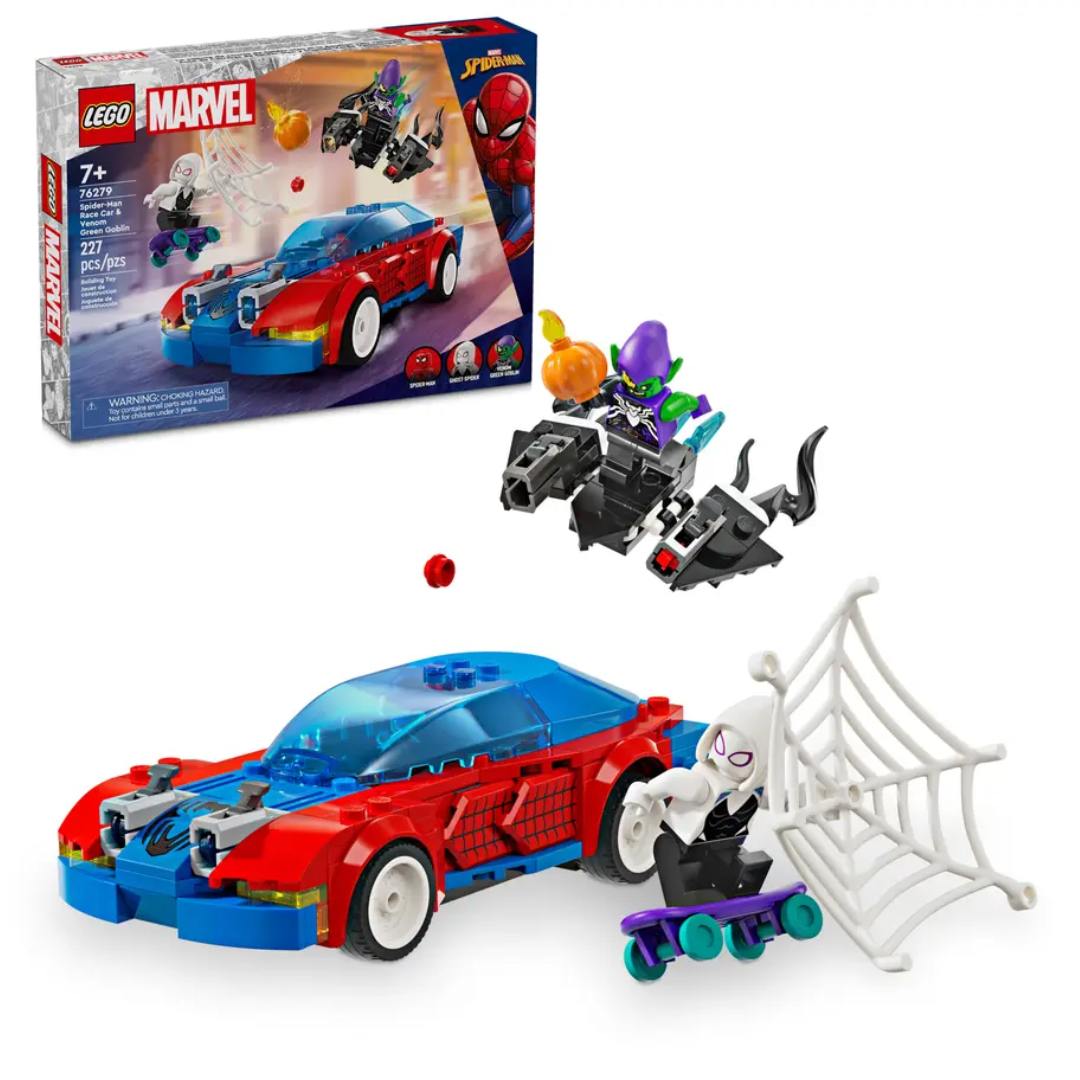 Lego Super Heroes Marvel Spider-Man Race Car & Venom Green Goblin -Lego - India - www.superherotoystore.com