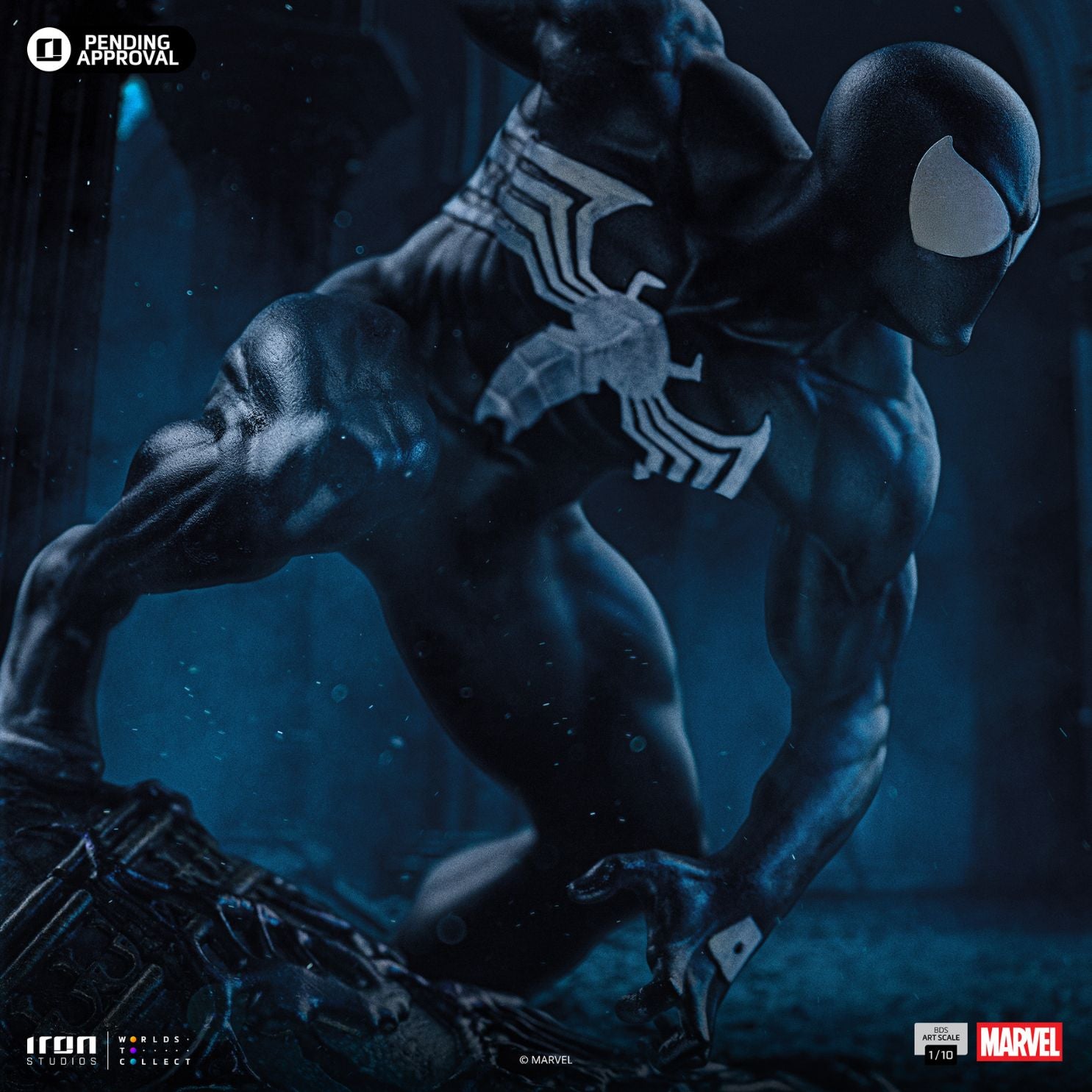 Spider-Man Black Bds Art Statue By Iron Studios -Iron Studios - India - www.superherotoystore.com
