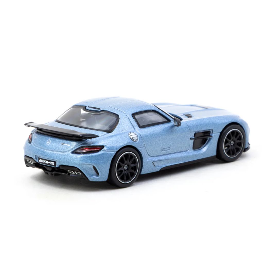 Mercedes-Benz Sls Amg Coupé Black Series Matte Blue 1:64 Die-Cast Car By Tarmac Works -Tarmac Works - India - www.superherotoystore.com