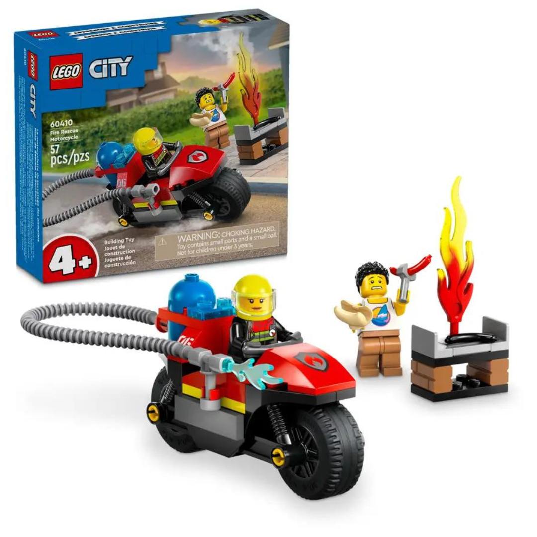 Lego City City Great Vehicles Fire Rescue Motorcycle -Lego - India - www.superherotoystore.com