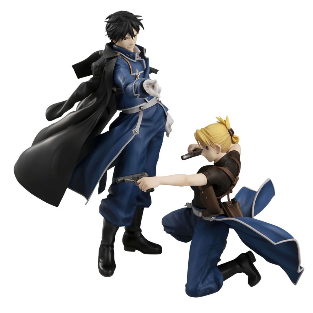 Precious G.E.M. Fullmetal Alchemist Roy Mustang & Liza Hawkeye By Megahouse -Megahouse - India - www.superherotoystore.com