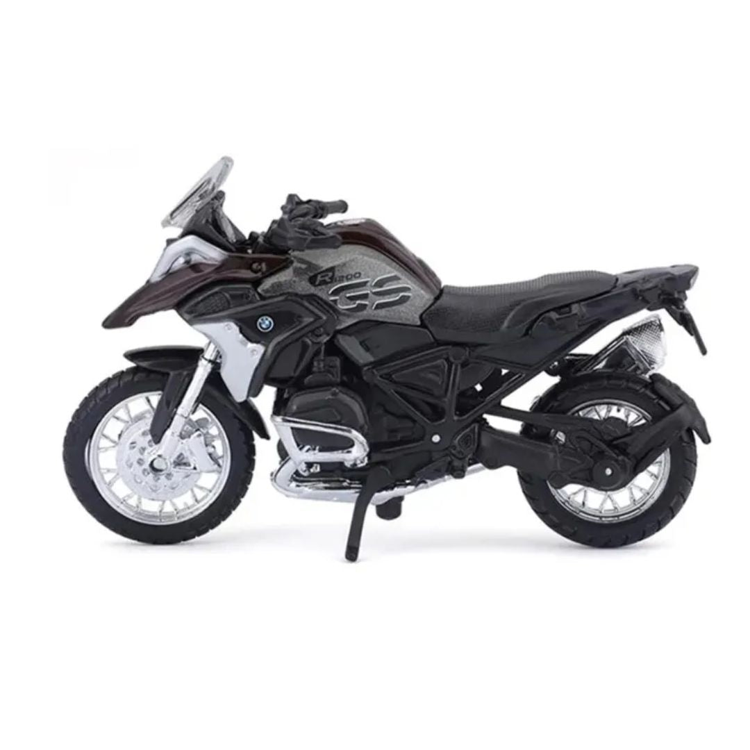 Black BMW R 1200 GS 2017 1:18 Scale MODEL Die-cast Bike By Maisto -Maisto - India - www.superherotoystore.com