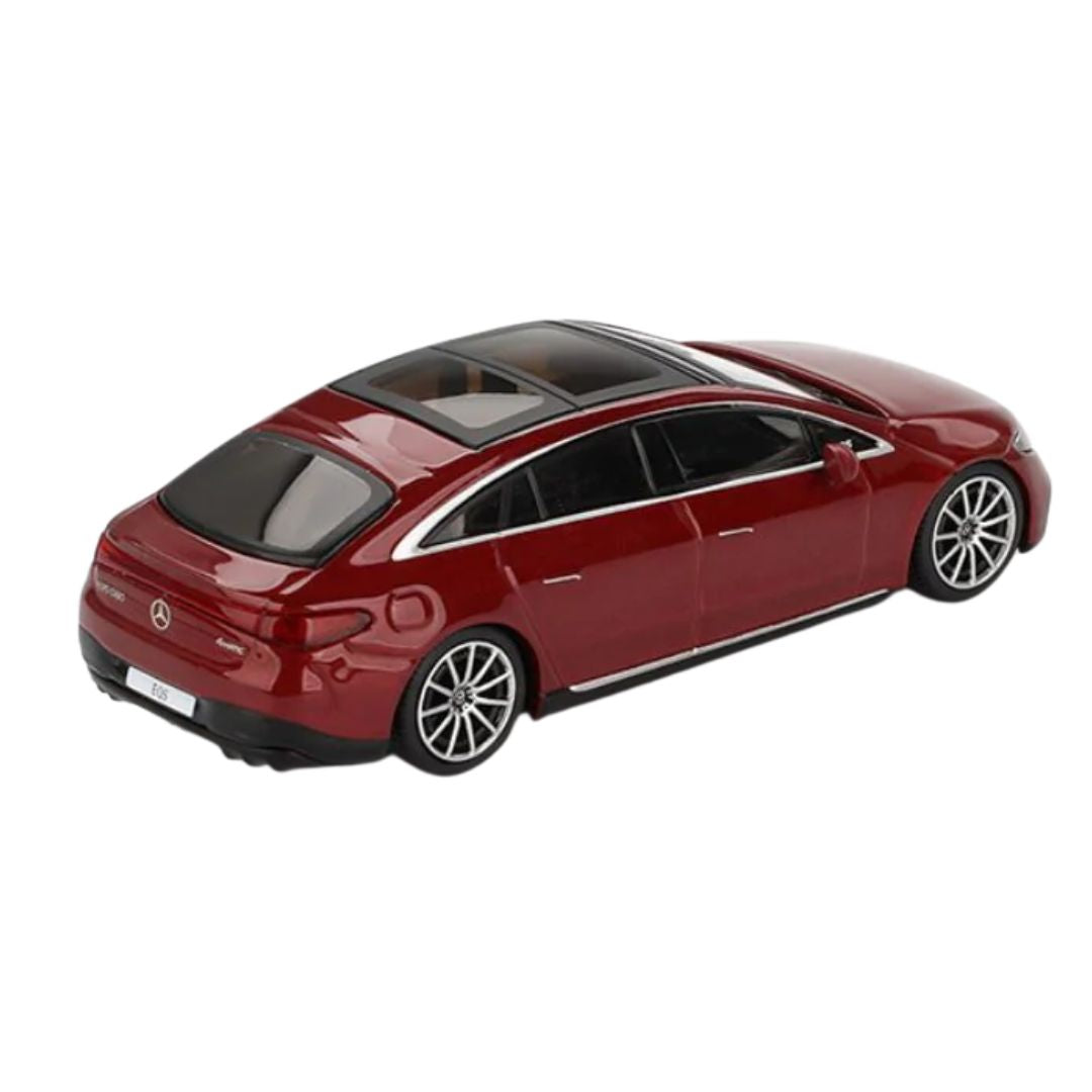 Mercedes-Benz Eqs 580 4Matic Red Metallic 1:64 Scale By Mini Gt -Mini GT - India - www.superherotoystore.com