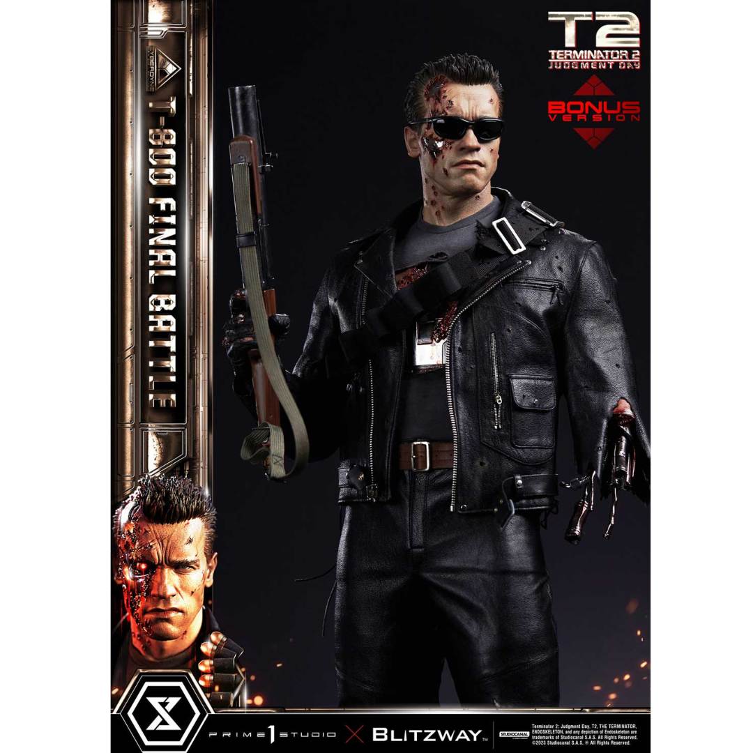 Terminator 2: Judgment Day T-800 Final Battle DX Bonus Version by Prime 1 Studios -Prime 1 Studio - India - www.superherotoystore.com