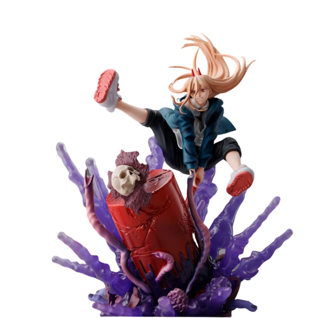 Chainsaw Man Power Figuarts ZERO Statue by Bandai -Tamashii Nations - India - www.superherotoystore.com